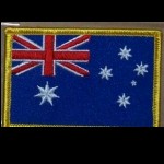 Flagge Australien Aufnher 8cm