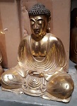 20x golden Buddha 20cm Poly.