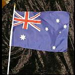 Flagge Australien 30x40 mit Holzstab