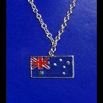 Halskette mit Anhnger Flagge Australien