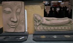 8 Sets Buddha Stone look 27cm Teelichter