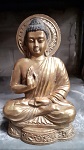30x golden Buddha 20cm Poly. flach