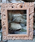 Bilder Spiegel Rahmen aus Holz 29cm