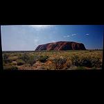 Ayers Rock Uluru auf Fotokarton 32cm