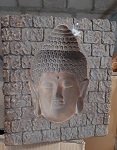 3 D Relief Buddha Kopf  24cm