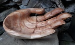 28cm Holz Hand Schale 