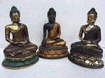 Bronze-Buddha ca. 17 cm