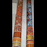Didgeridoo Teakholz 1,30cm  gute Qualitt