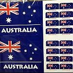 Aufkleber Australien Flaggen 26er Set 11cm