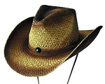 Strohhut Sommer Outback Style Trkis