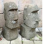 Osterinsel Moai Figur echt STEIN 30cm
