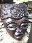 Afrika Holz Maske Masai 33x28cm