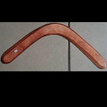 Bumerang   flugfhig natur  6schicht  35cm