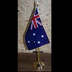 Flagge Australien 16x11cm mit PE Stab +Fu