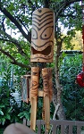 Windspiel Bambu Maske Holz Maori tiki 50cm