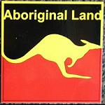 Aufkleber Aboriginal Land 10x10cm