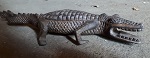 Krokodil aus Hart Holz geschnitzt 55cm