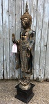Buddha Thailand 133 cm Trkis/Gold
