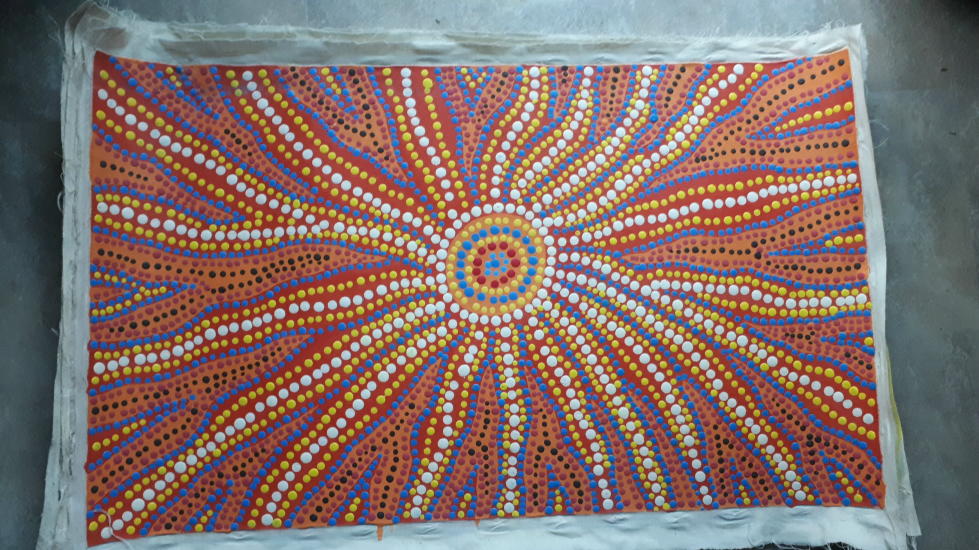 Aborigines Kunst Baum