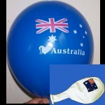 5er Set Luftballon mit Flaggenmotiv