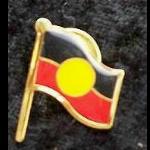 Pin Aborigines Flagge