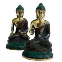 Bronze-Buddha ca. 10 cm