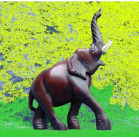 Elefant Rssel hoch, 13.5 cm