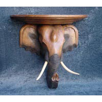 Konsole Elefant Hhe 37 cm, 35cm breit