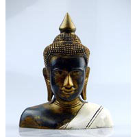 Bste des Buddha Fiberglas 22 cm