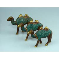 Kamel Bronze 3er Set von 8 cm-11 cm 